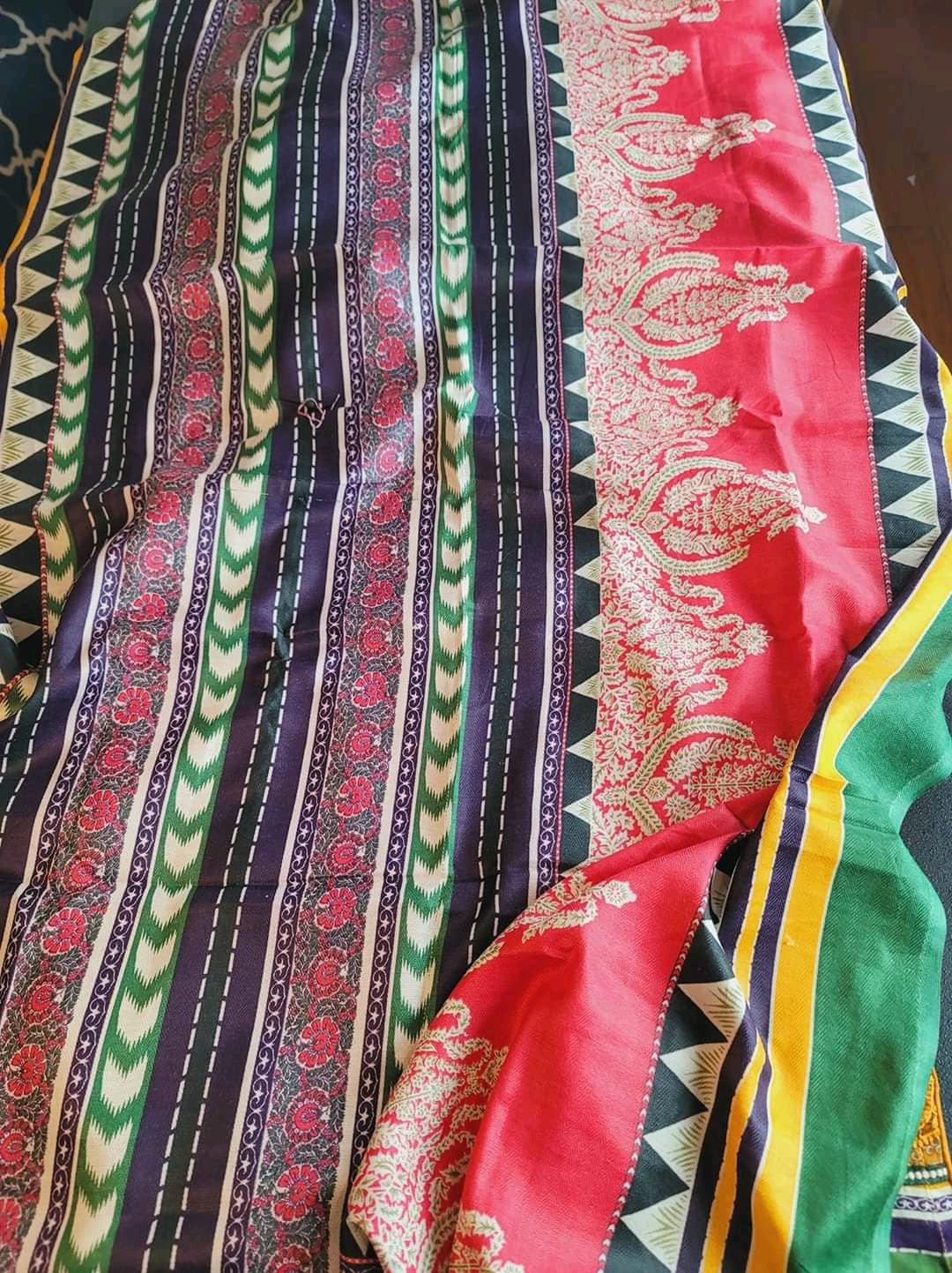 Pakistani Linen Embroidered Salwar kameez Ready To Ship