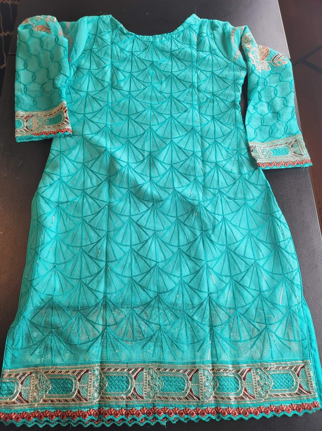 Pakistani Stitched Embroidery Party Wear Dresses Ready To Ship