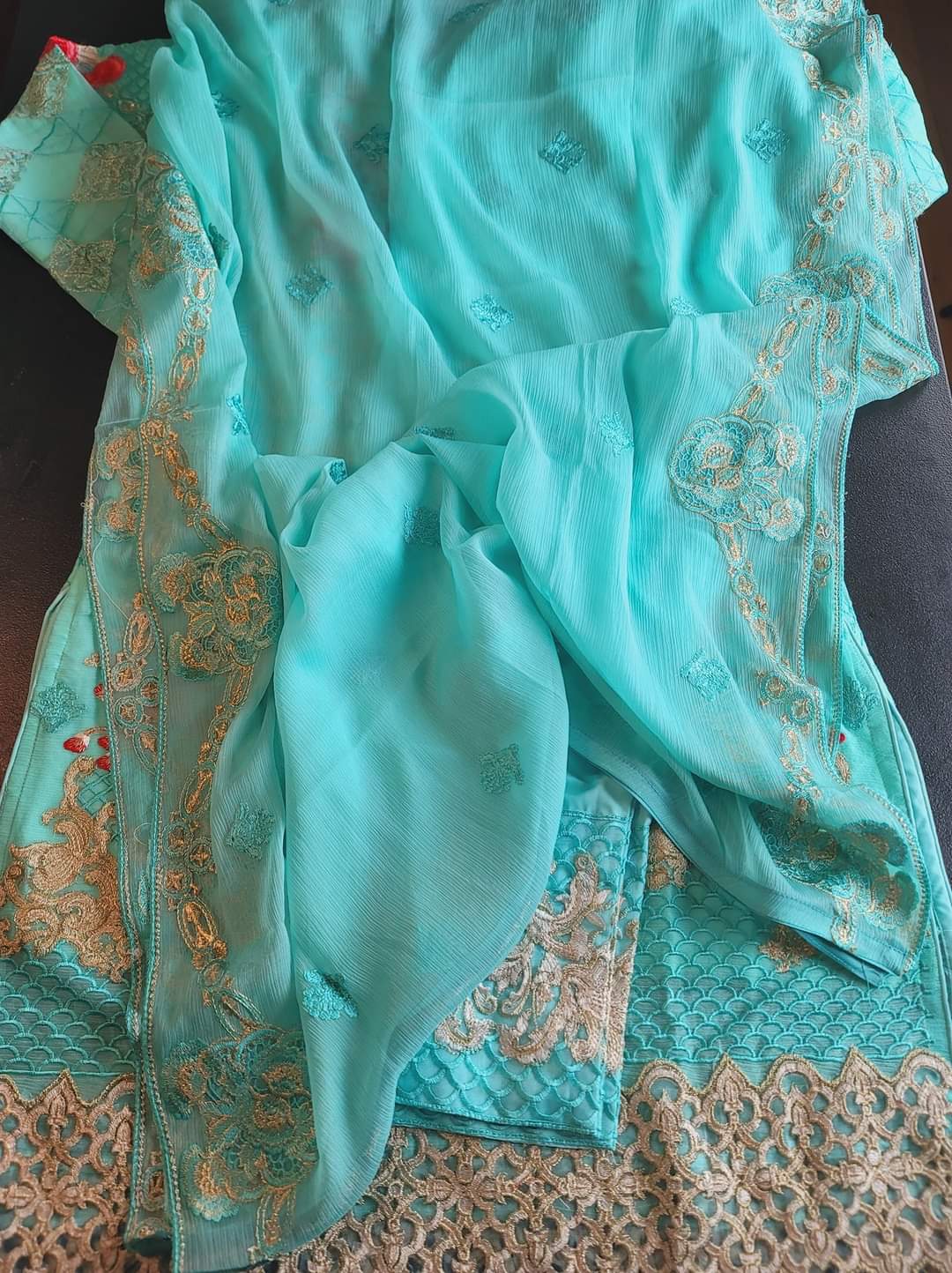 Pakistani Stitched Embroidery Party Wear Dresses Ready To Ship