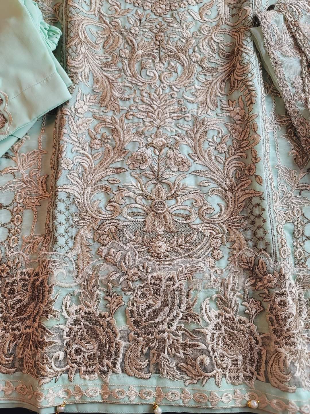 Pakistani Stitched Embroidery Party Wear Dresses Ready To Ship