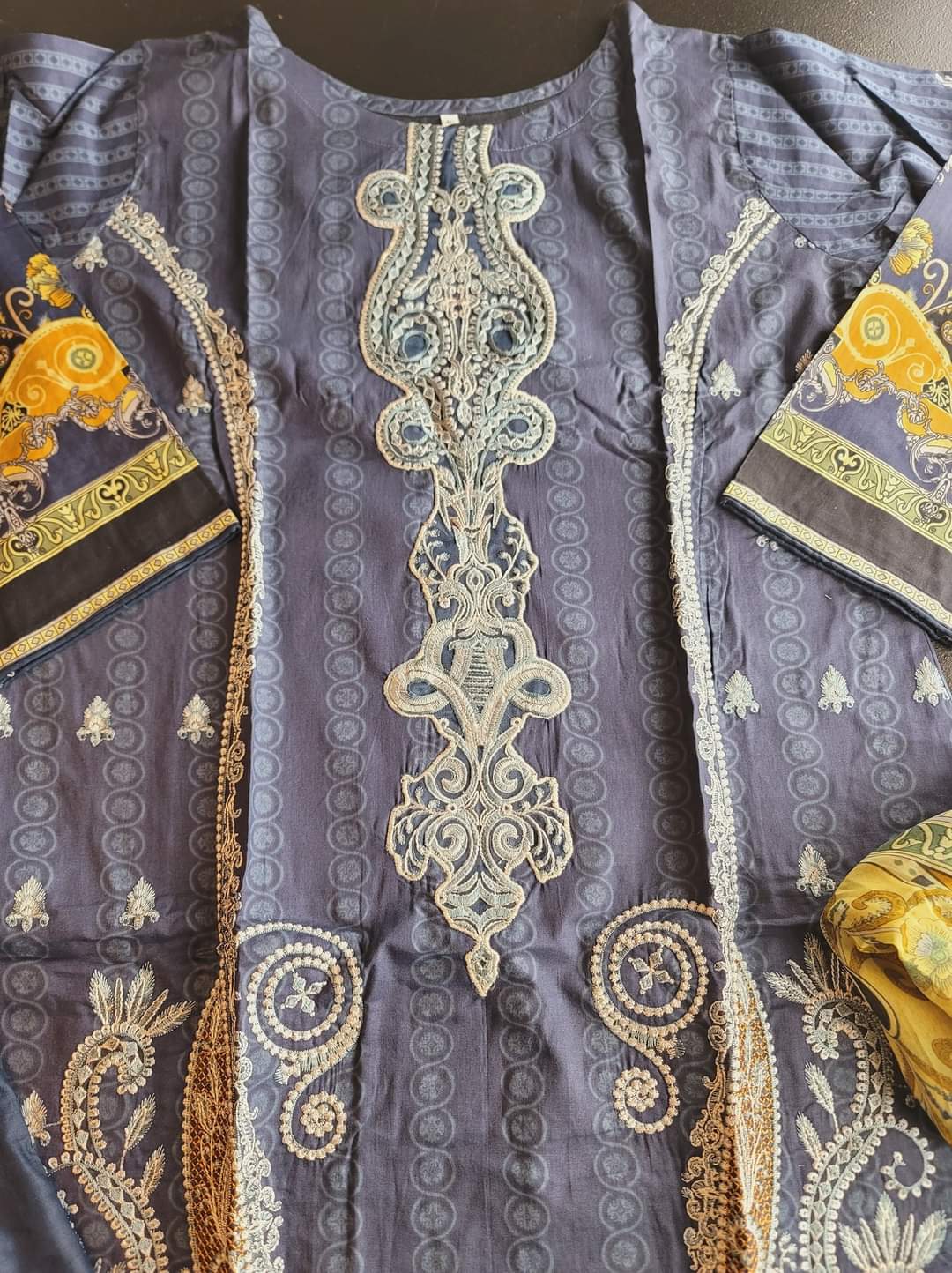 Pakistani Lawn Embroidered Salwar kameez Ready To Ship