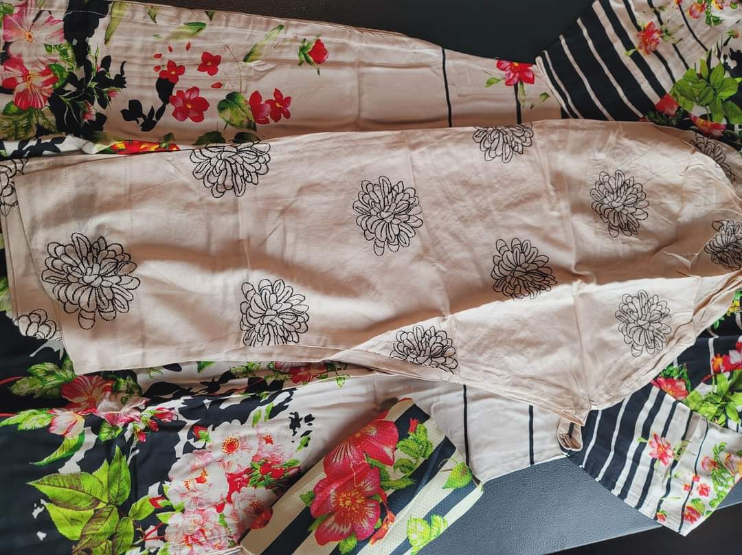 Pakistani Linen Embroidered Salwar kameez Ready To Ship