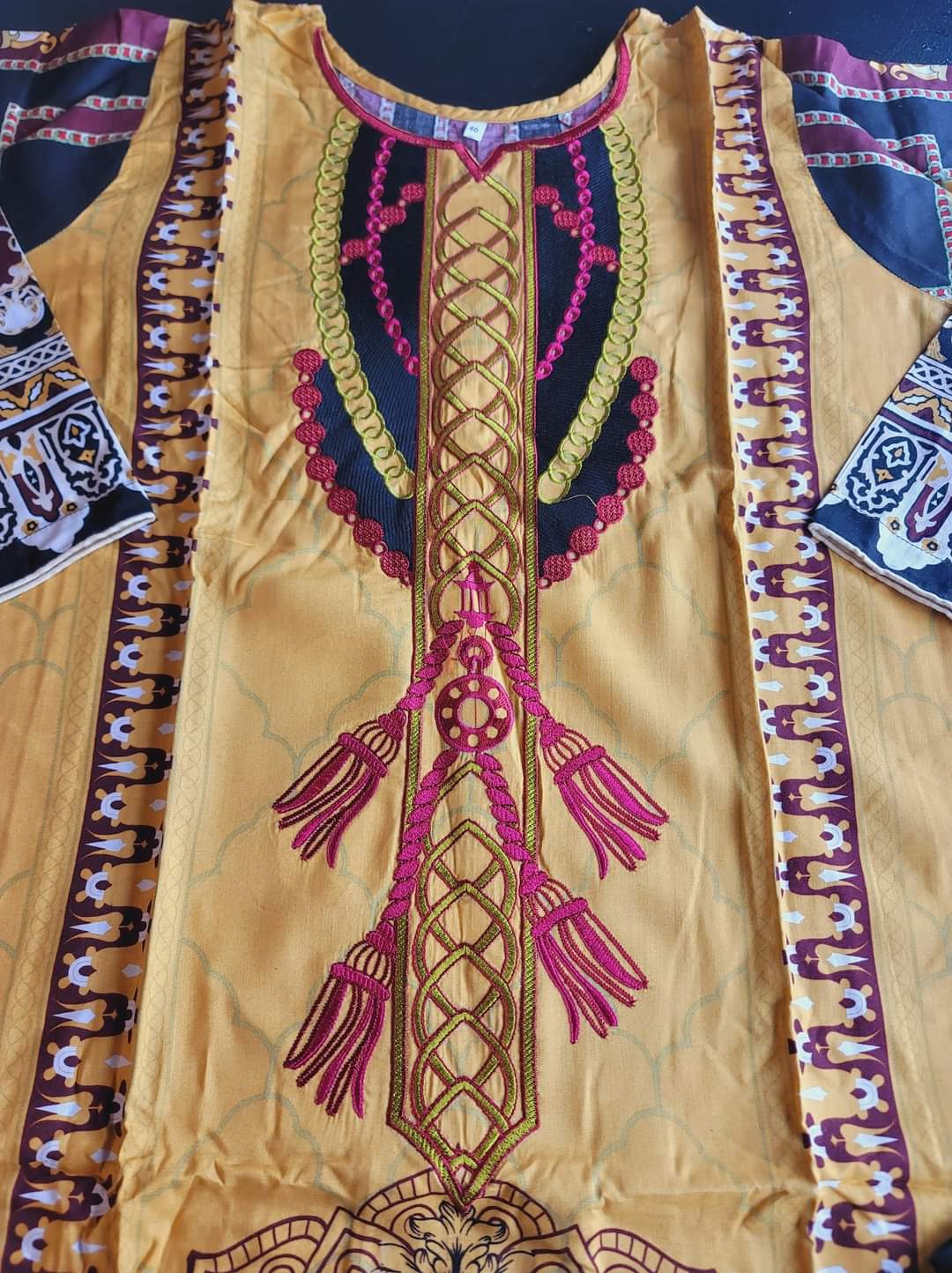 Pakistani Linen Embroidered Salwar kameez Ready To Ship