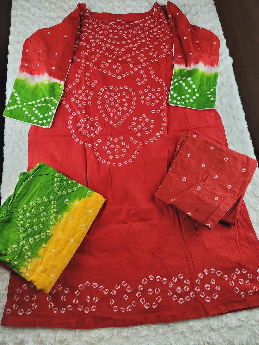 Falgun special Bangladeshi batik salwer kamiz