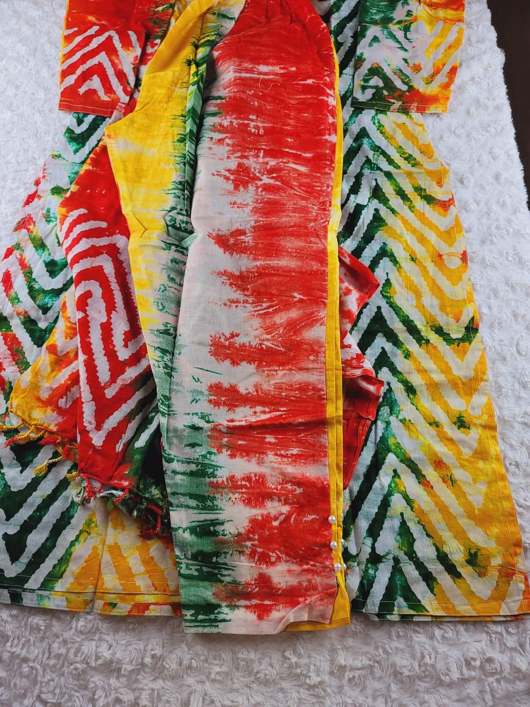 Falgun special Bangladeshi batik salwer kamiz