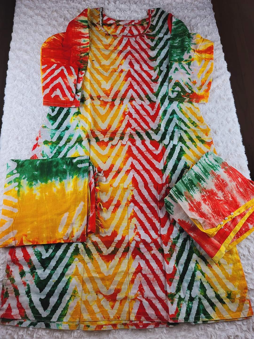 Falgun special Bangladeshi batik salwer kamiz