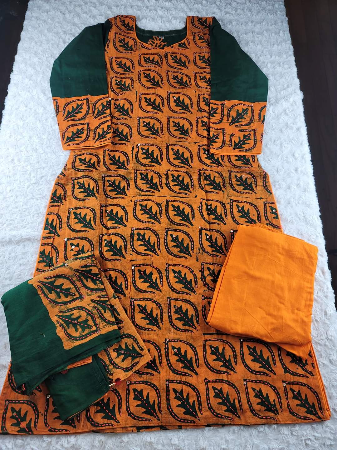 Falgun special Bangladeshi batik salwer kamiz