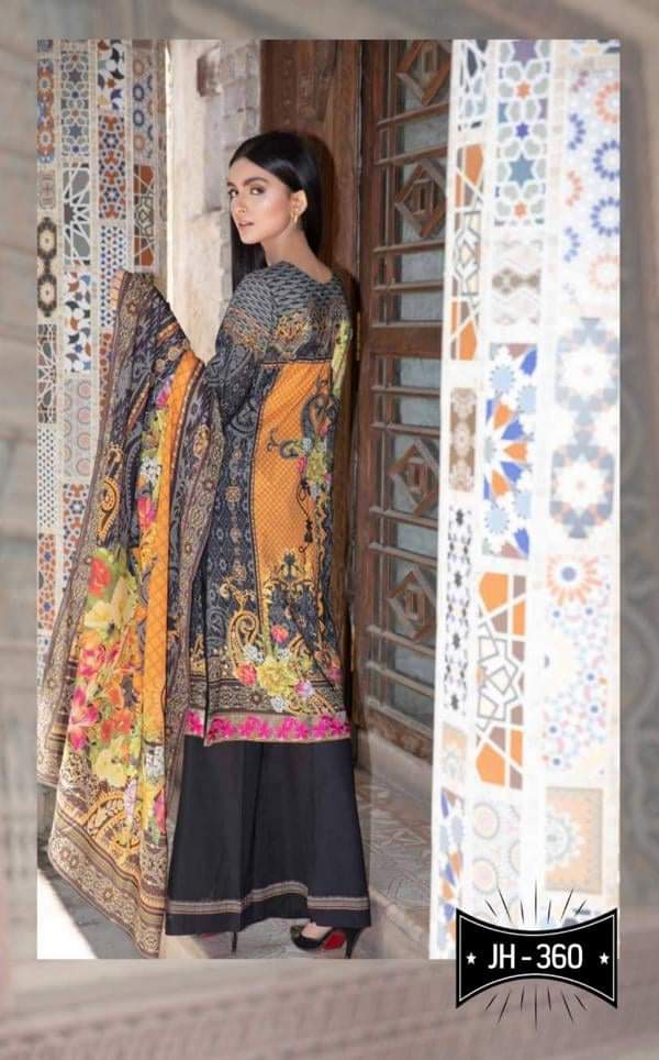 Johra Afsoon Embroidered Digital Printed Lawn-100% Original Guaranteed