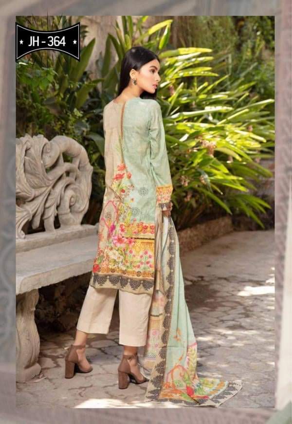 Johra Afsoon Embroidered Digital Printed Lawn-100% Original Guaranteed