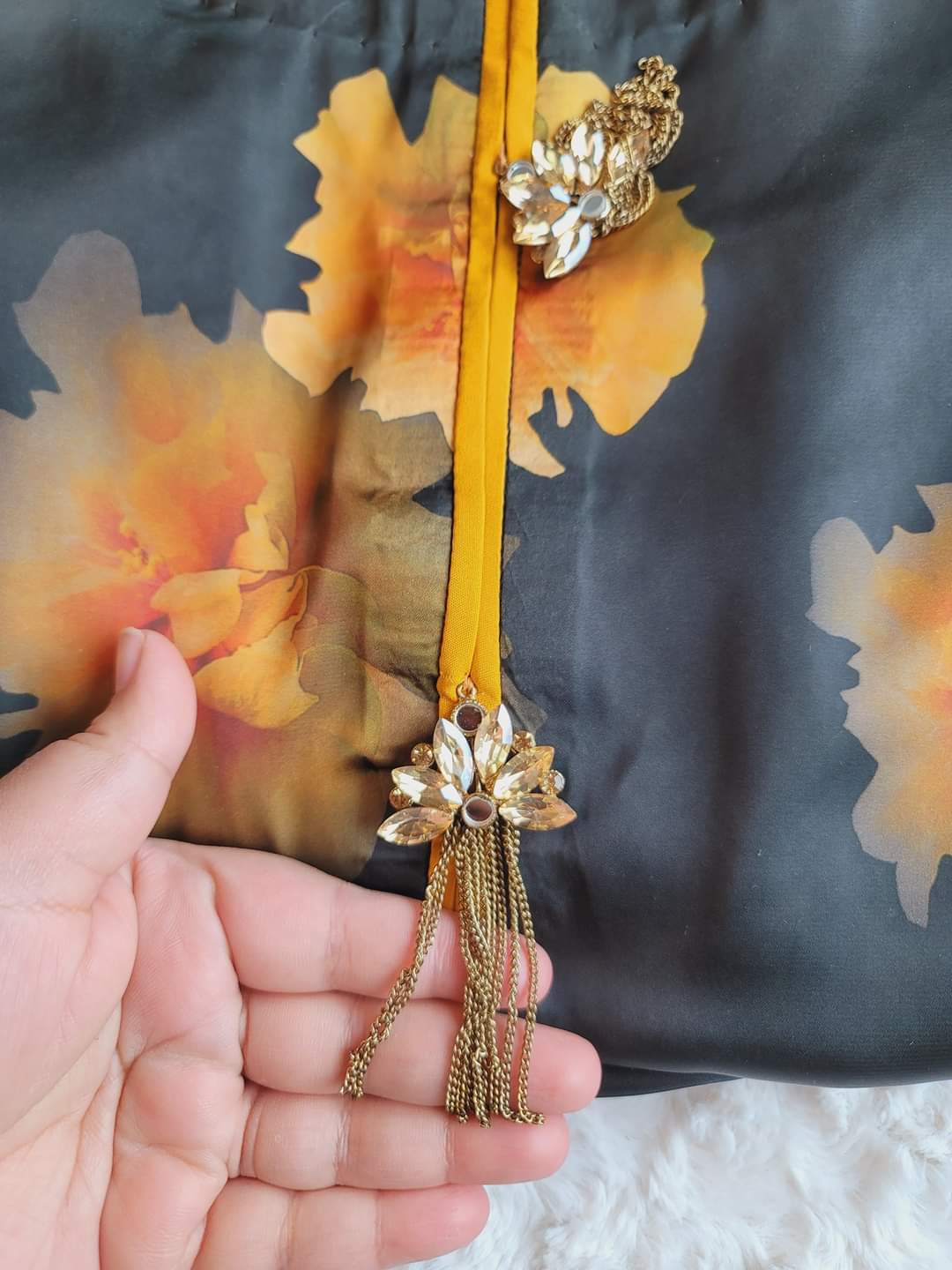 Pakistani Super soft silk kurti with tulip pant