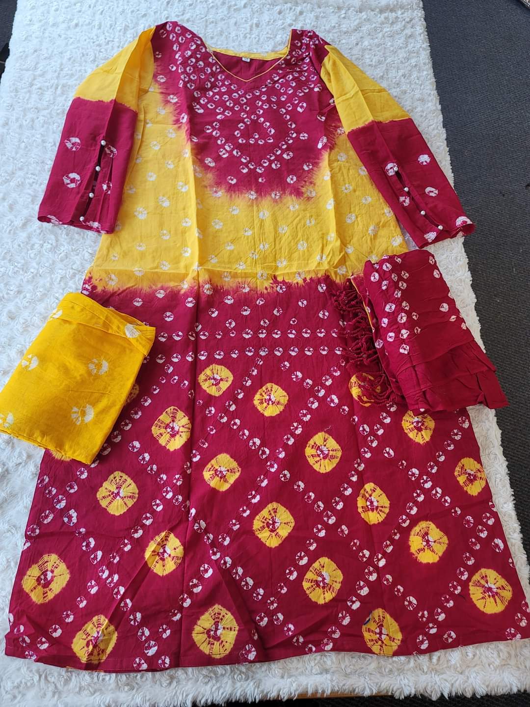 Bangladeshi batik salwer kamiz