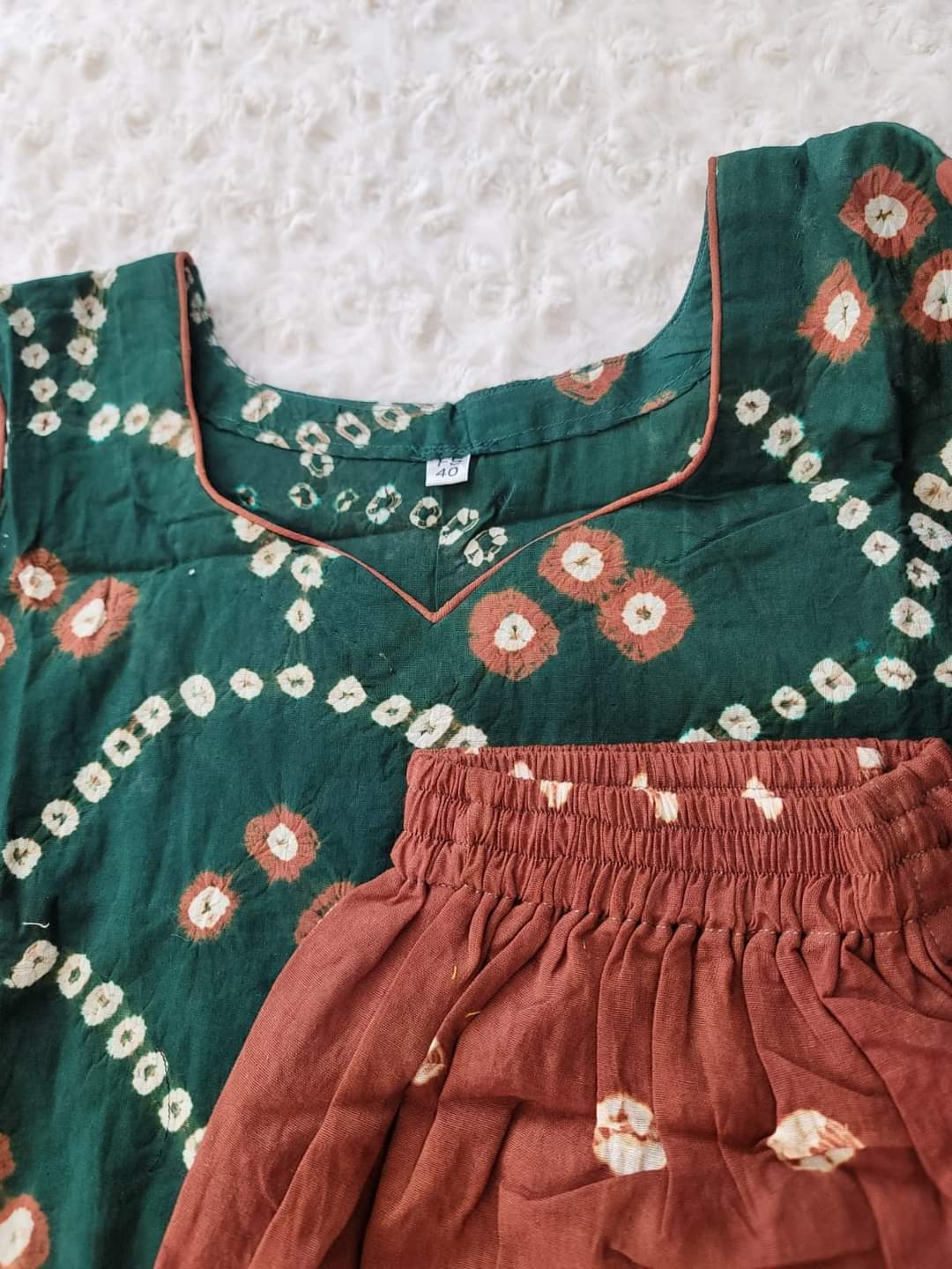 Bangladeshi batik salwer kamiz