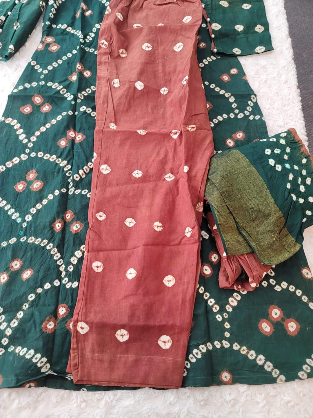 Bangladeshi batik salwer kamiz