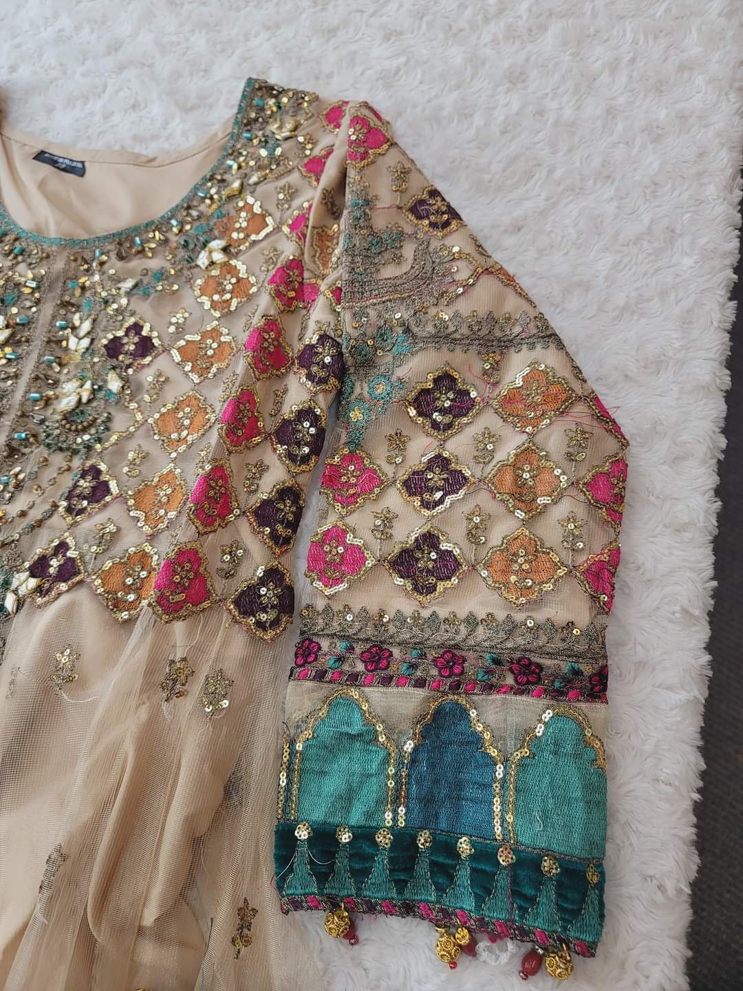 Pakistani Stitched Embroidery Party Wear Dresses Ready To Ship