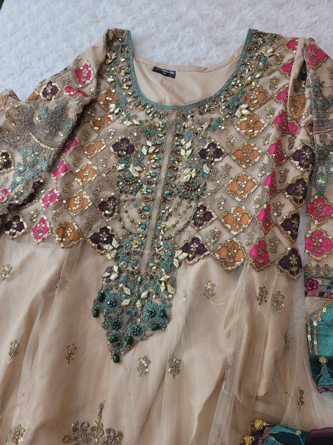Pakistani Stitched Embroidery Party Wear Dresses Ready To Ship