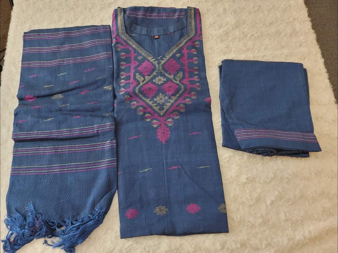 Bangladeshi Jamdani salwar kamiz