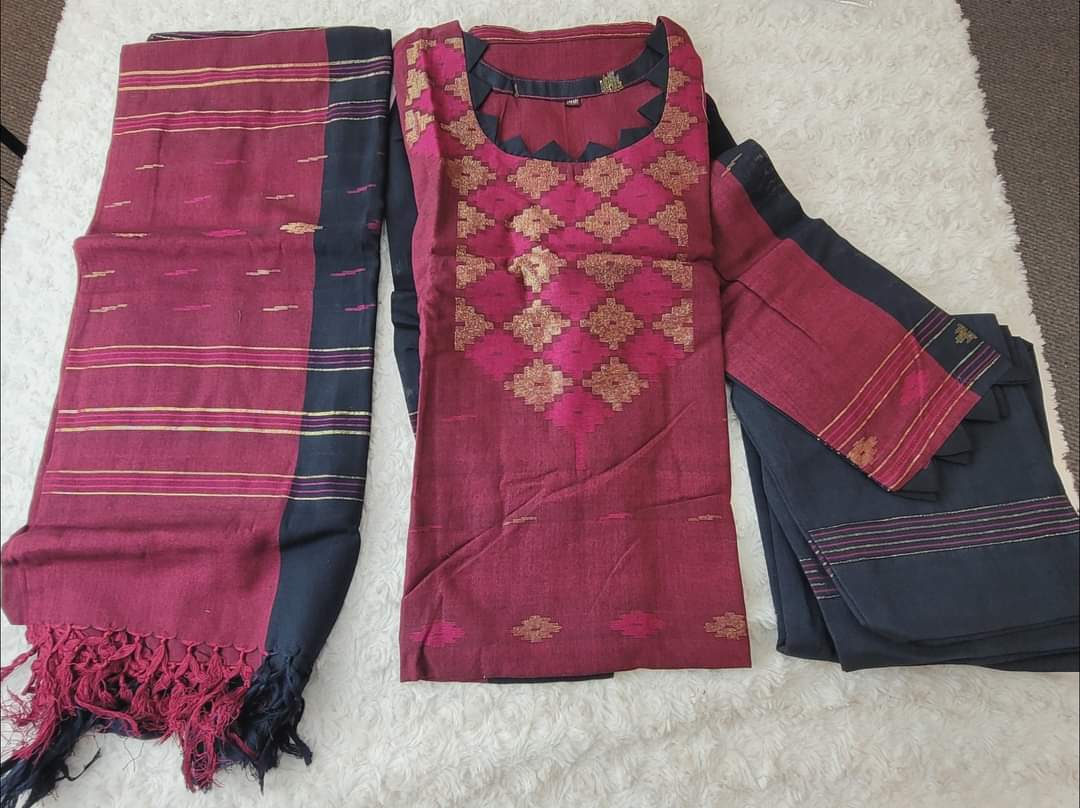 Bangladeshi Jamdani salwar kamiz