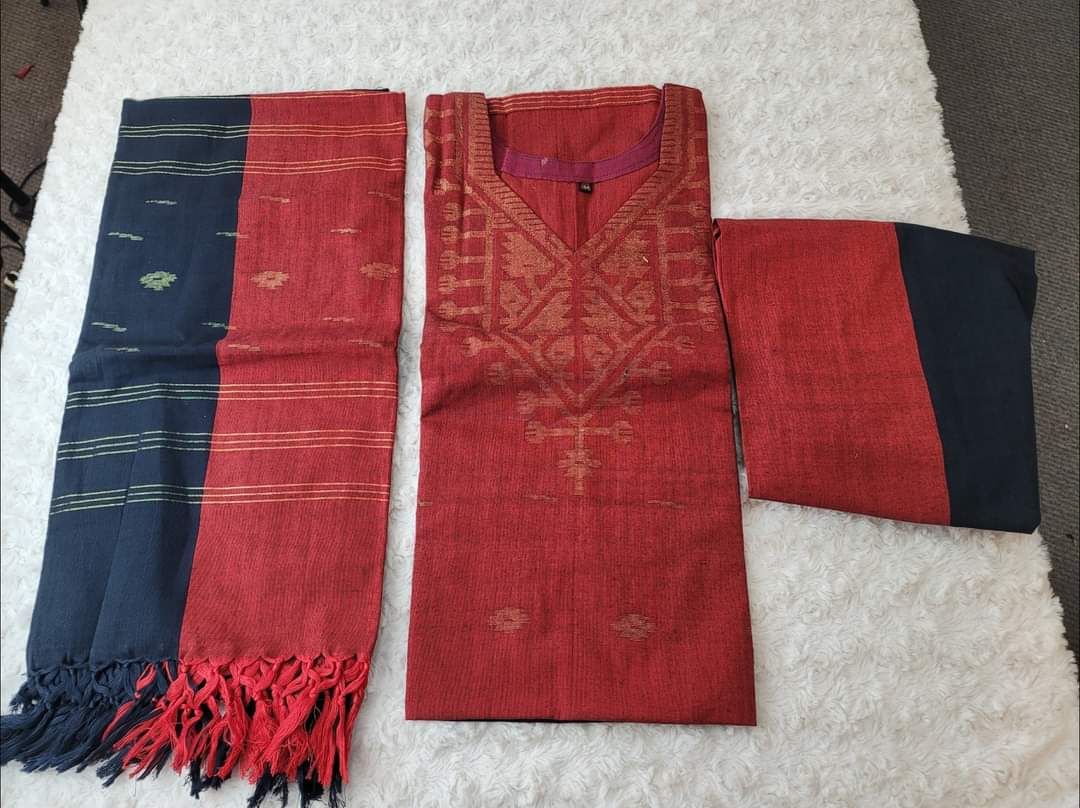 Bangladeshi Jamdani salwar kamiz