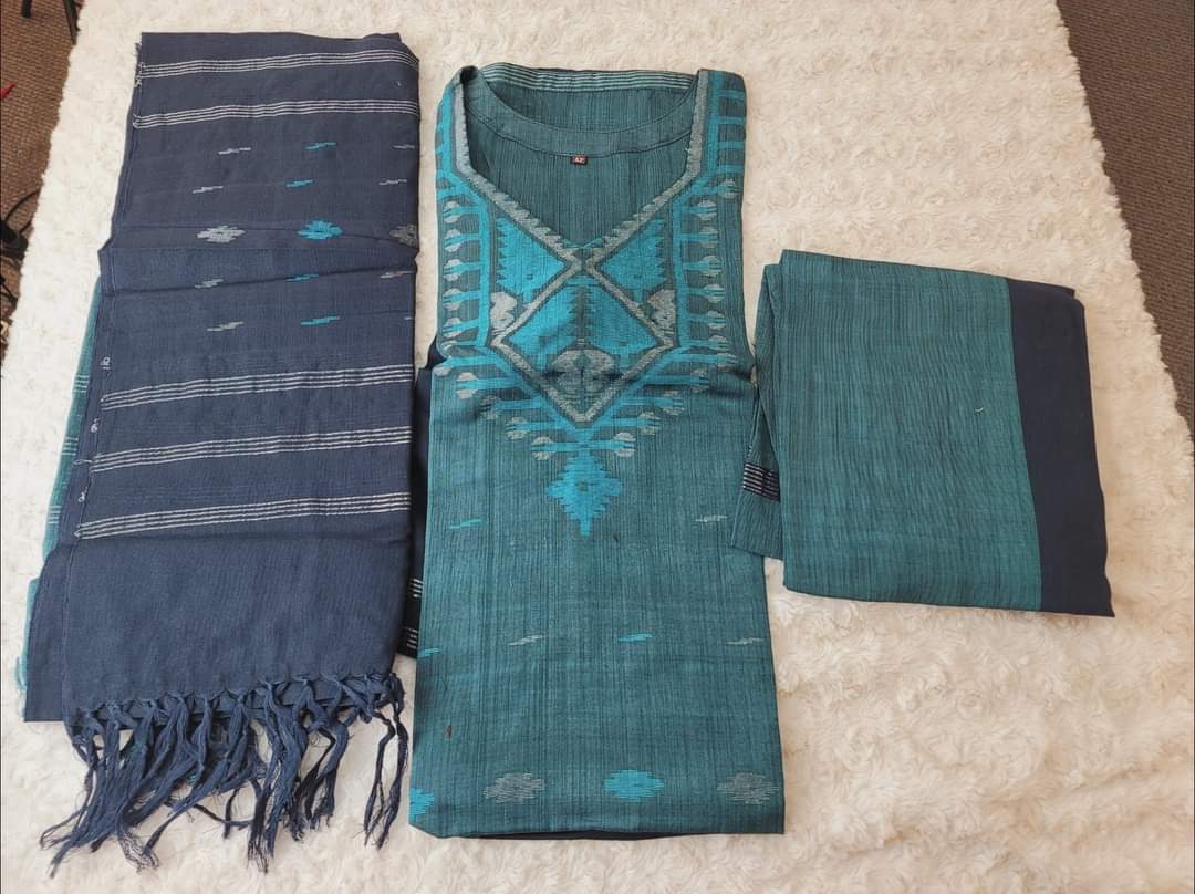 Dhakai Jamdani salwar kamiz