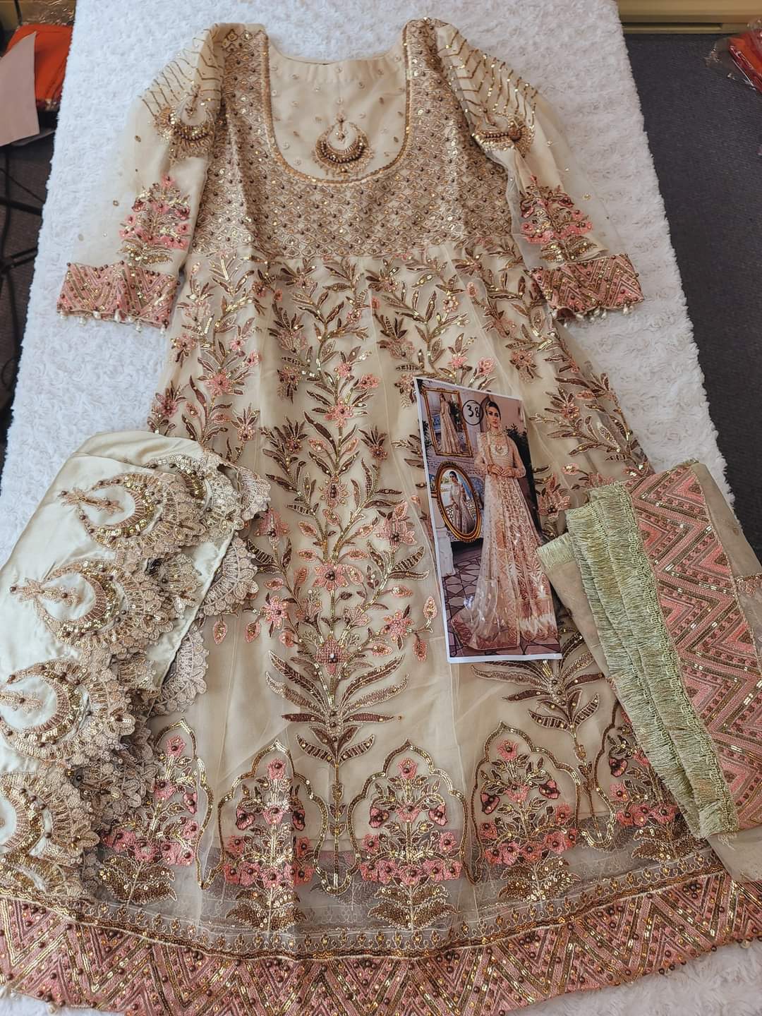 Pakistani Stitched Embroidery Party Wear Dresses Ready To Ship