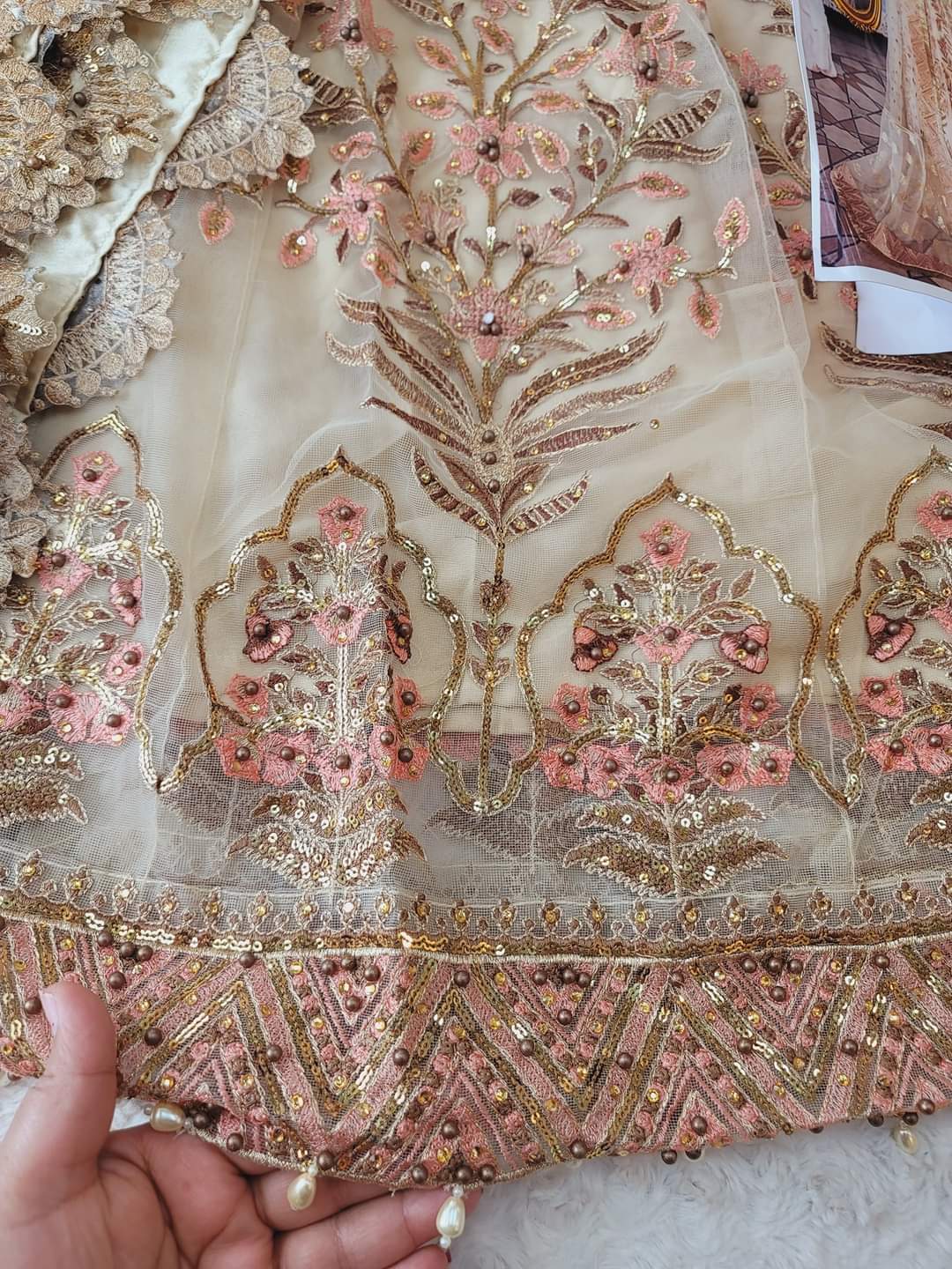 Pakistani Stitched Embroidery Party Wear Dresses Ready To Ship