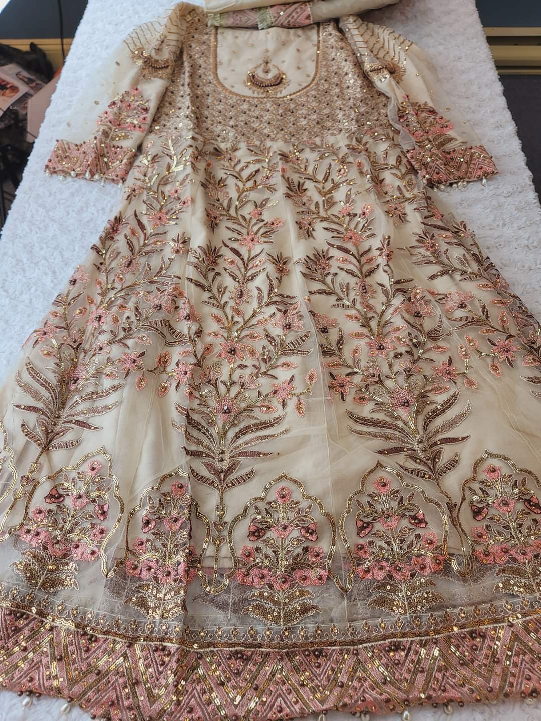 Pakistani Stitched Embroidery Party Wear Dresses Ready To Ship