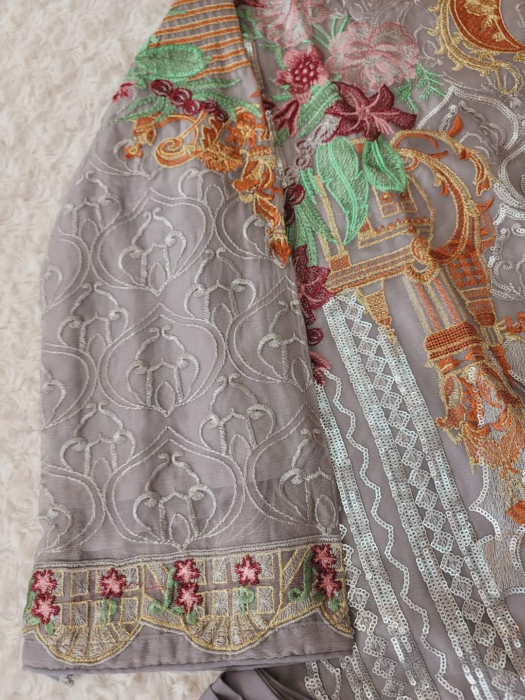 Pakistani Stitched Embroidery Party Wear Dresses Ready To Ship