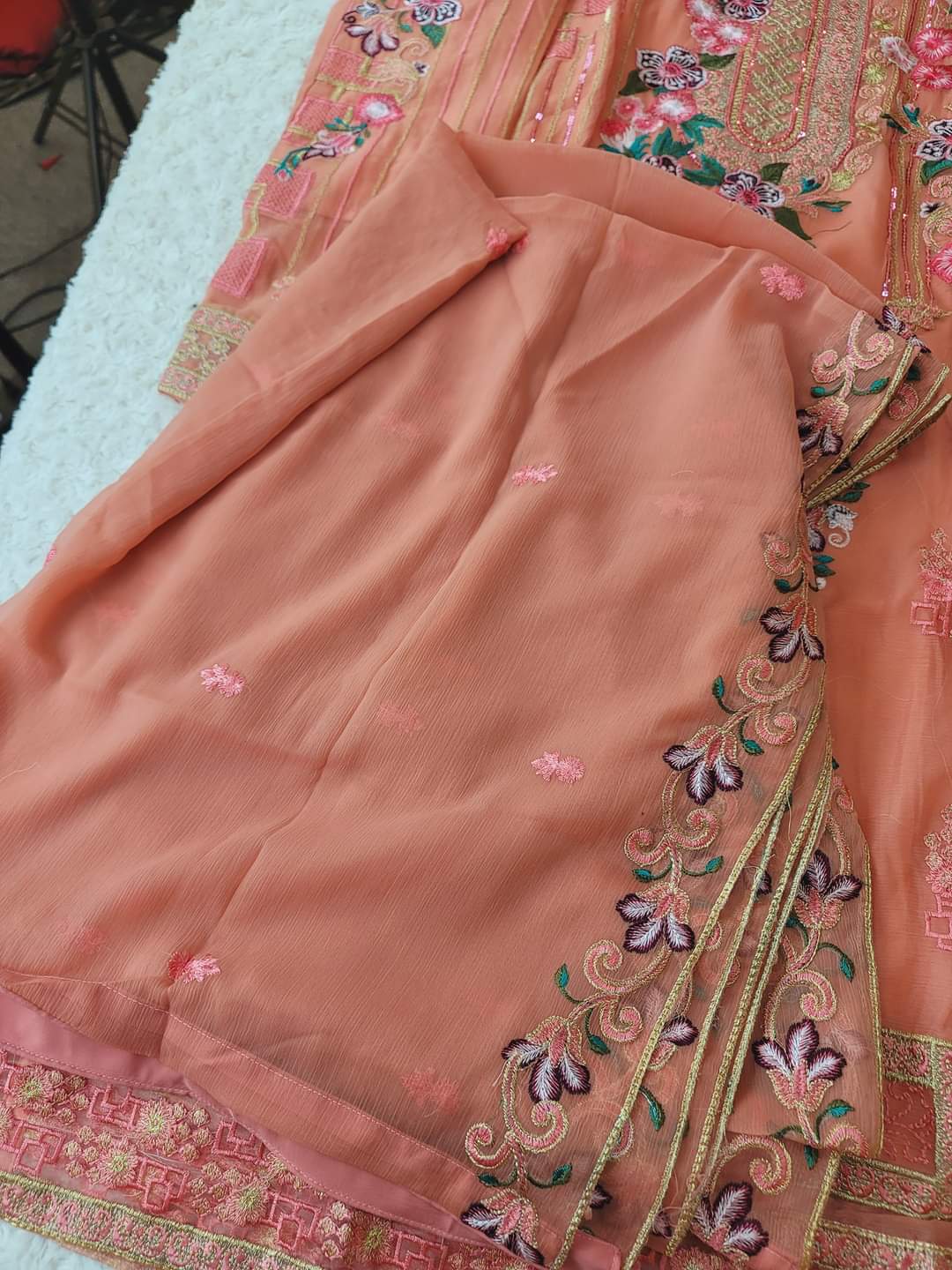 Pakistani Stitched Embroidery Party Wear Dresses Ready To Ship