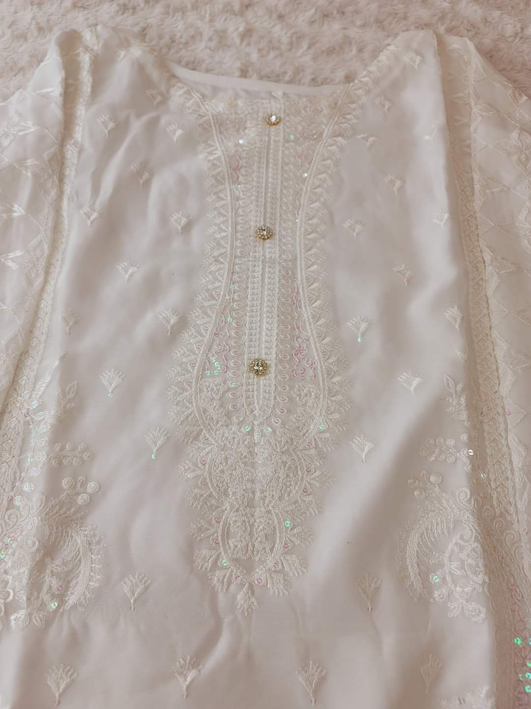 Pakistani Stitched Embroidery Party Wear Dresses Ready To Ship