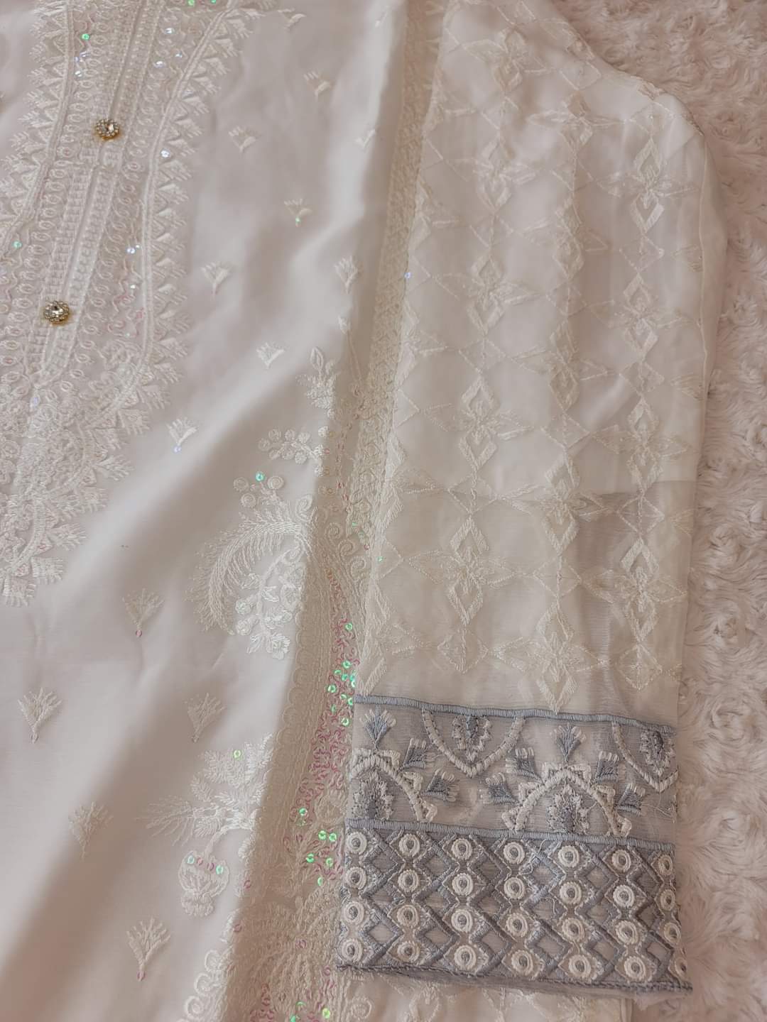 Pakistani Stitched Embroidery Party Wear Dresses Ready To Ship