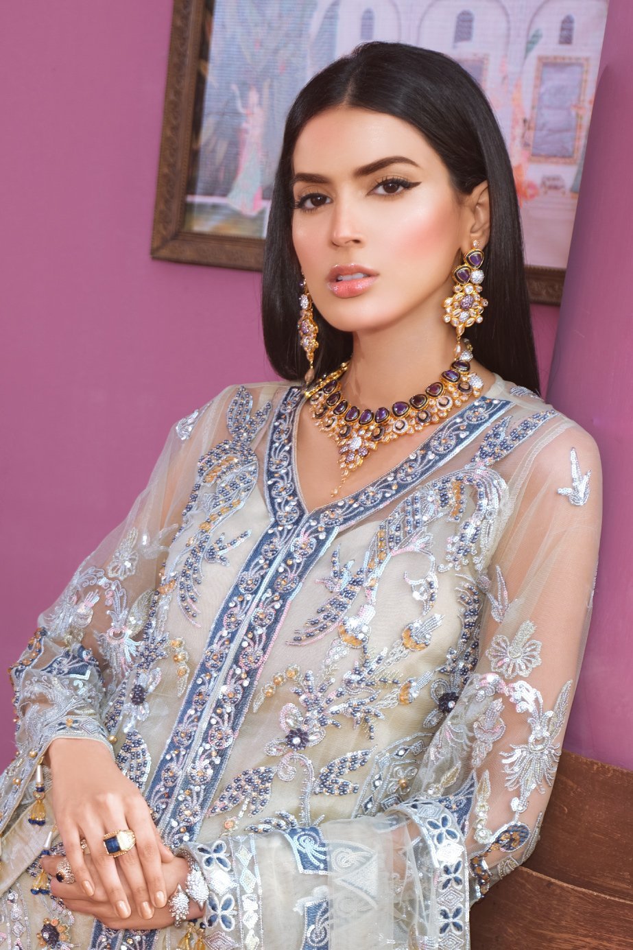 Freesia by Maryum N Maria Chiffon Collection-100% Original Guaranteed