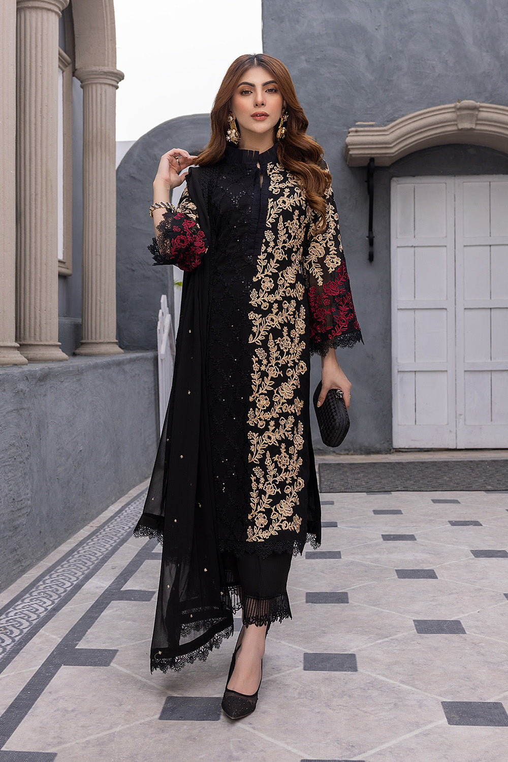 Azure Luxury Chiffon Eid Collection 100% Original