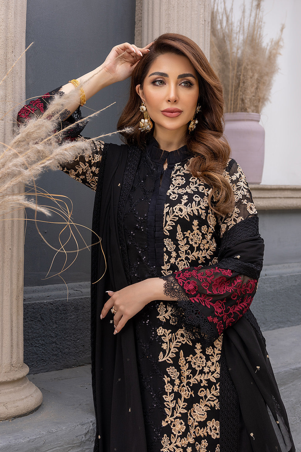 Azure Luxury Chiffon Eid Collection 100% Original