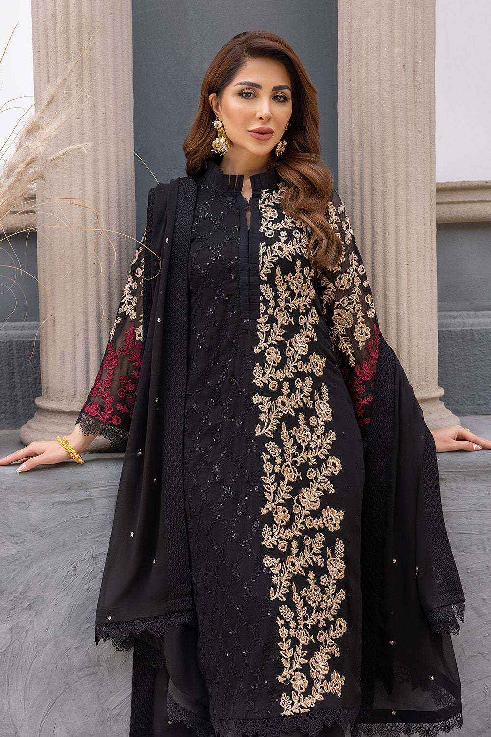 Azure Luxury Chiffon Eid Collection 100% Original