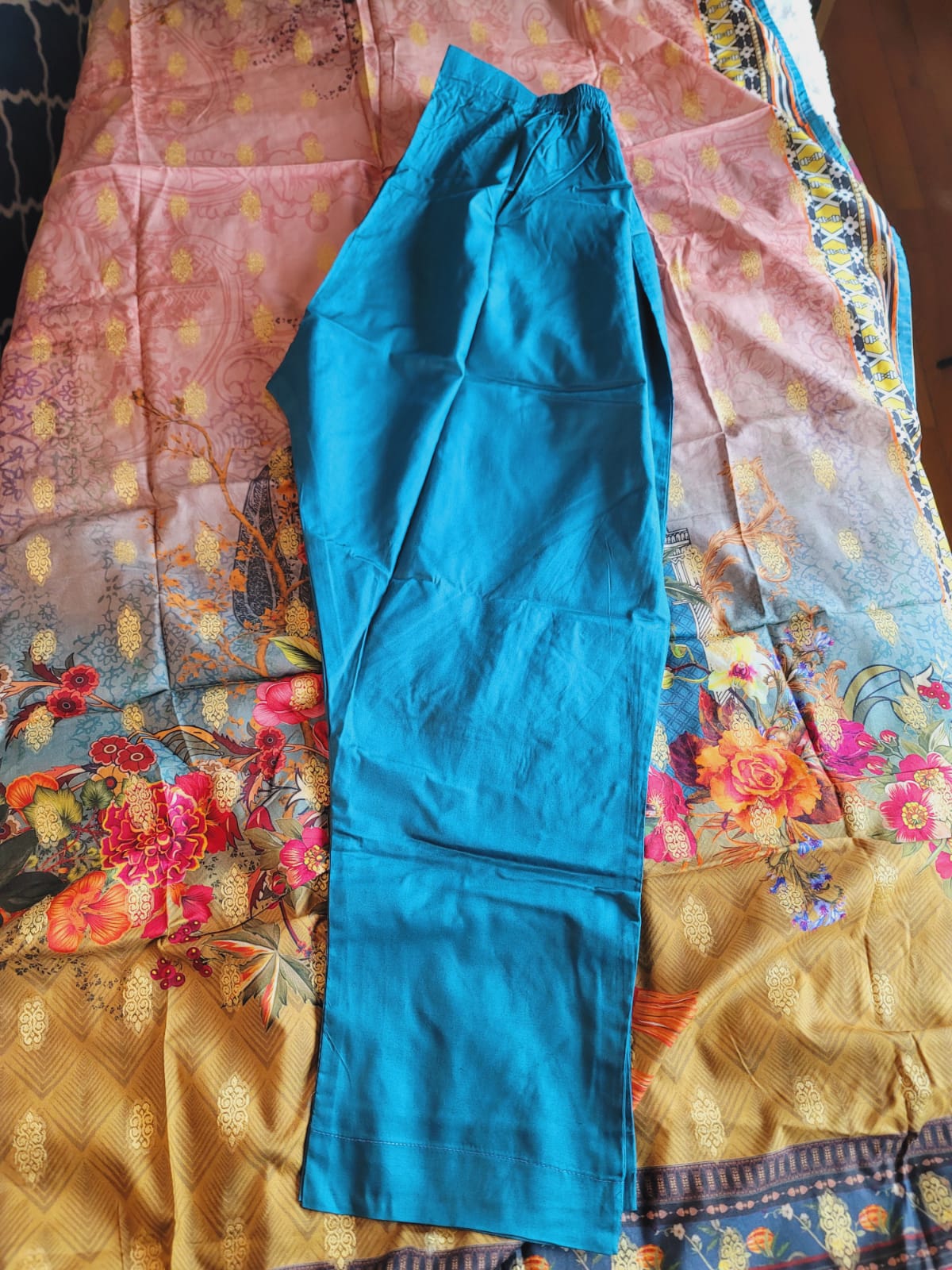 Pakistani Linen Embroidered Salwar kameez Ready To Ship