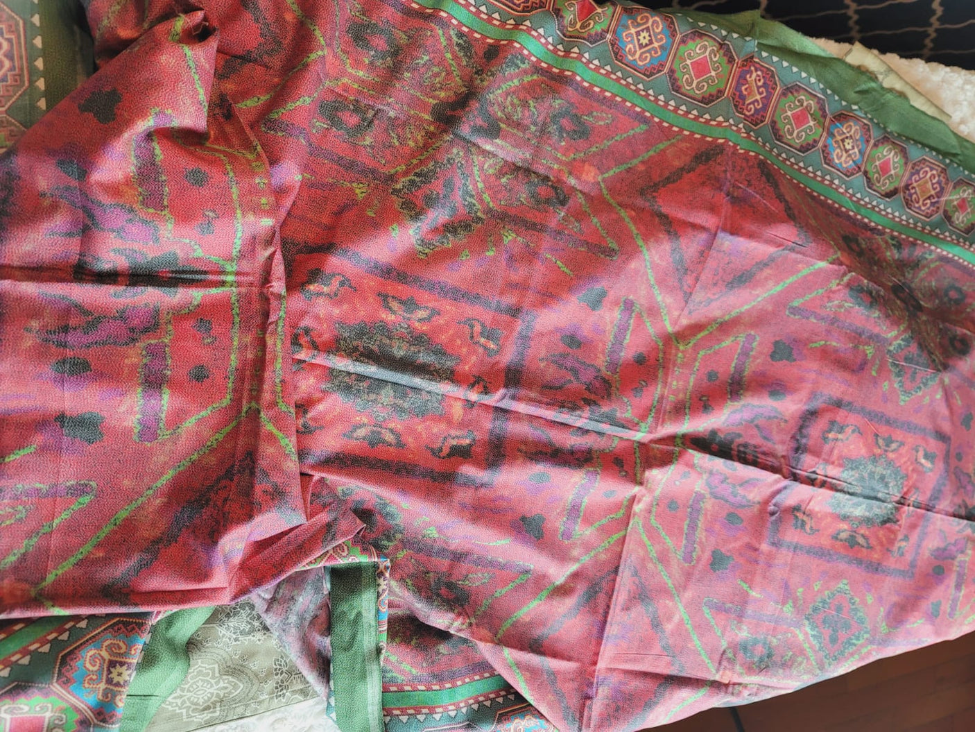 Pakistani Linen Embroidered Salwar kameez Ready To Ship