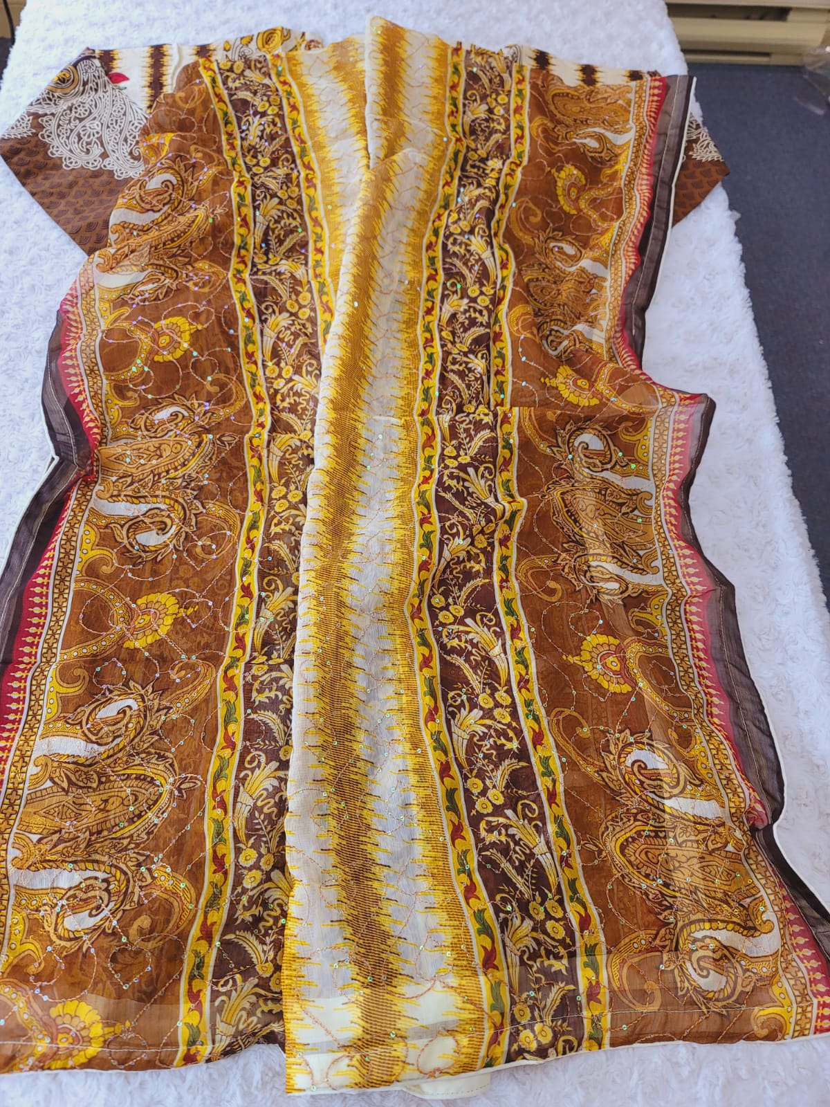 Pakistani stitched lawn Embroidered Salwar kameez ready to ship