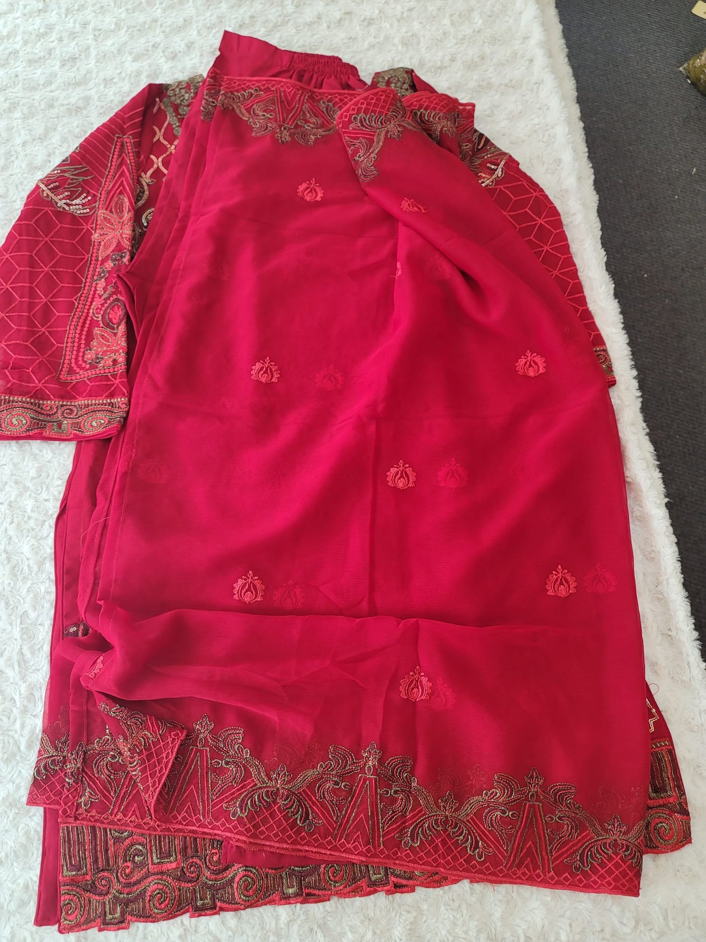 Pakistani Stitched Embroidery Party Wear Dresses Ready To Ship