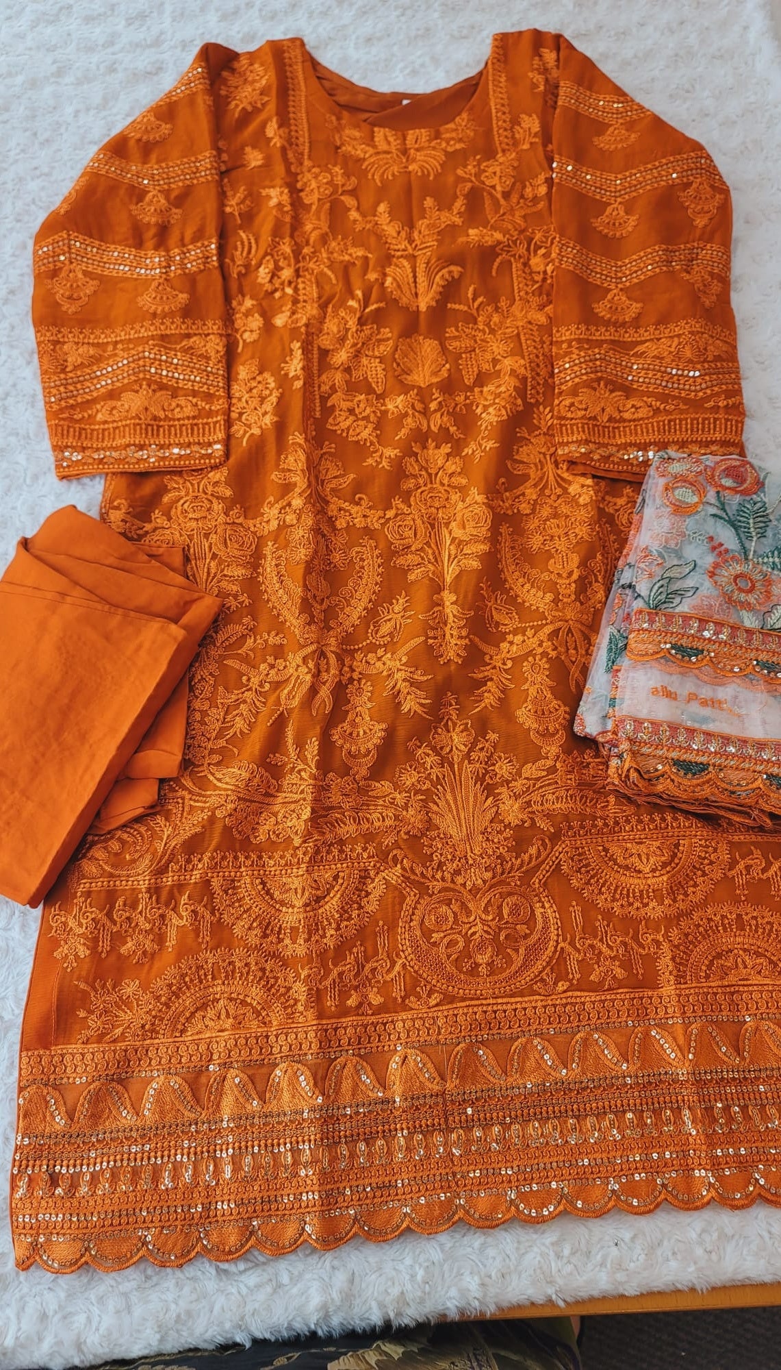 Pakistani Stitched Embroidery Party Wear Dresses Ready To Ship