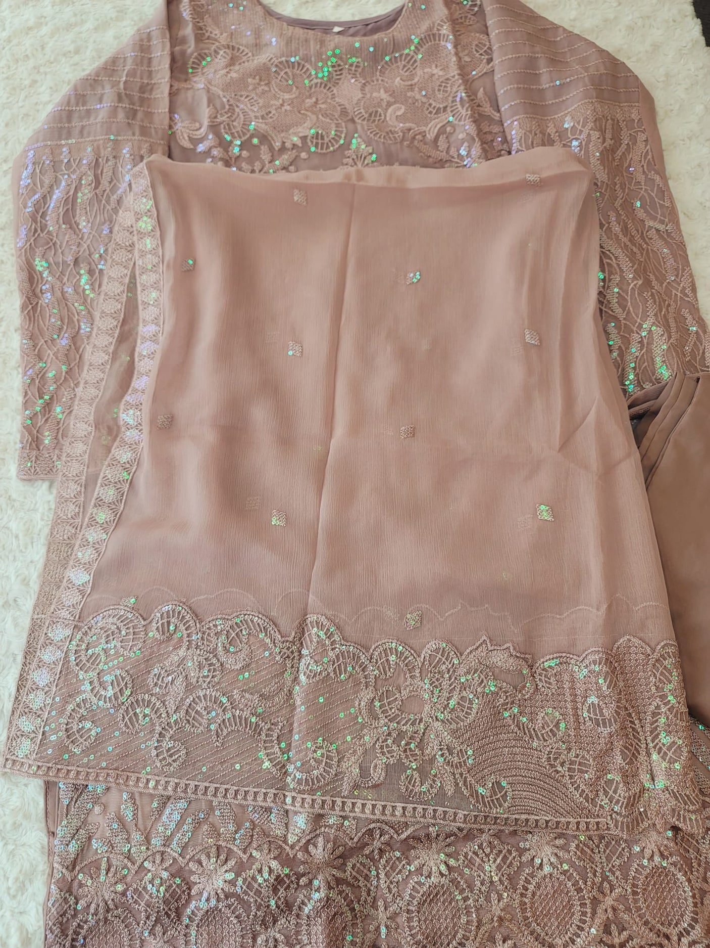 Pakistani Stitched Embroidery Party Wear Dresses Ready To Ship