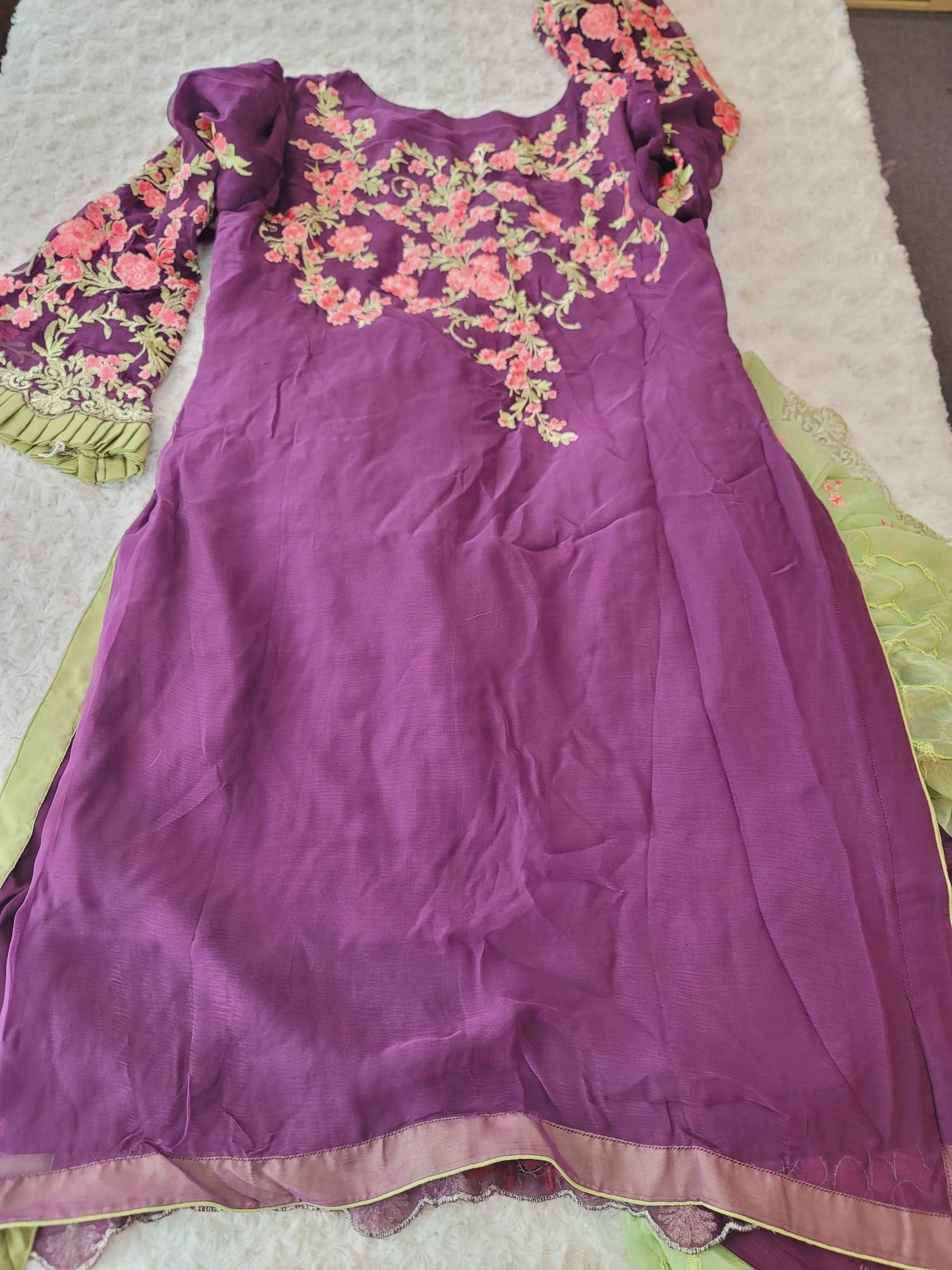 Pakistani Stitched Embroidery Party Wear Dresses Ready To Ship