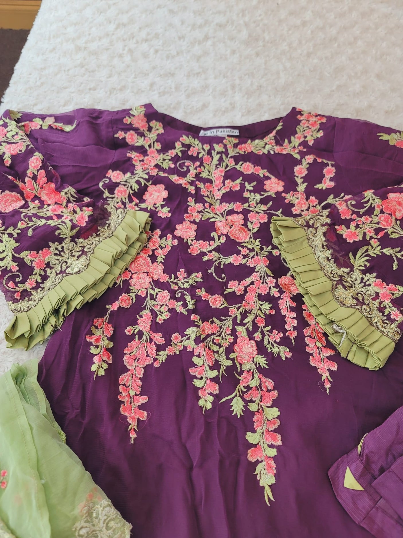 Pakistani Stitched Embroidery Party Wear Dresses Ready To Ship