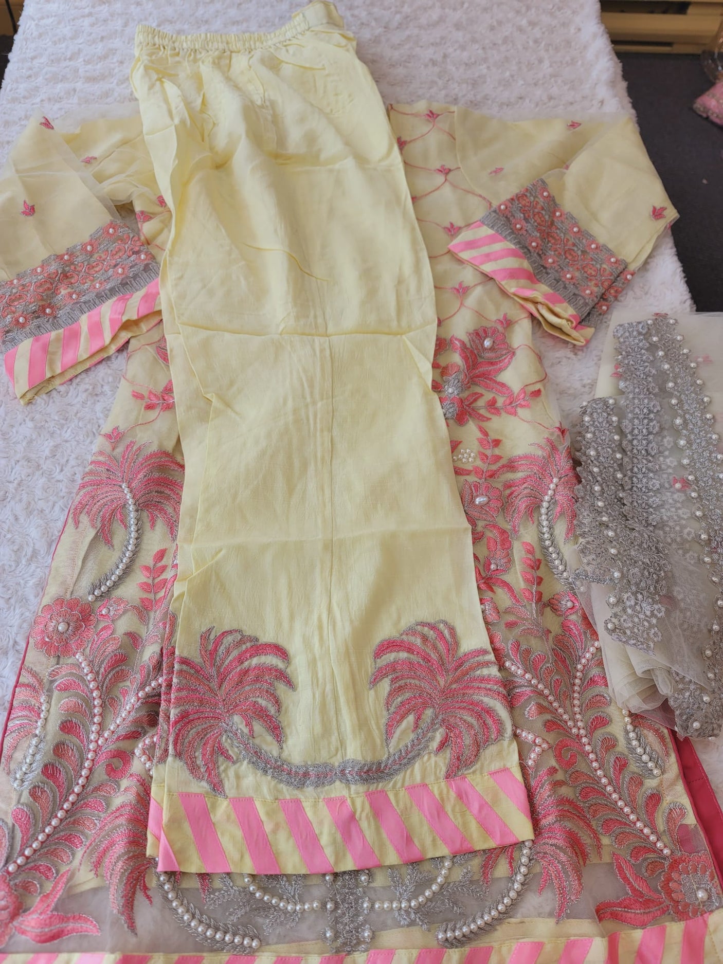 Pakistani Stitched Embroidery Party Wear Dresses Ready To Ship