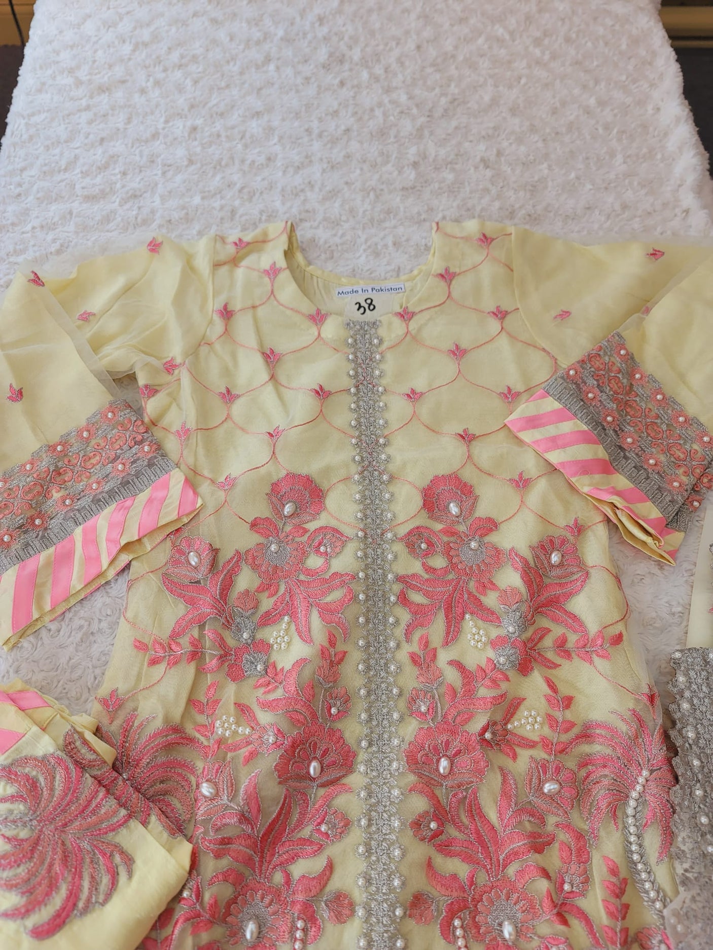 Pakistani Stitched Embroidery Party Wear Dresses Ready To Ship