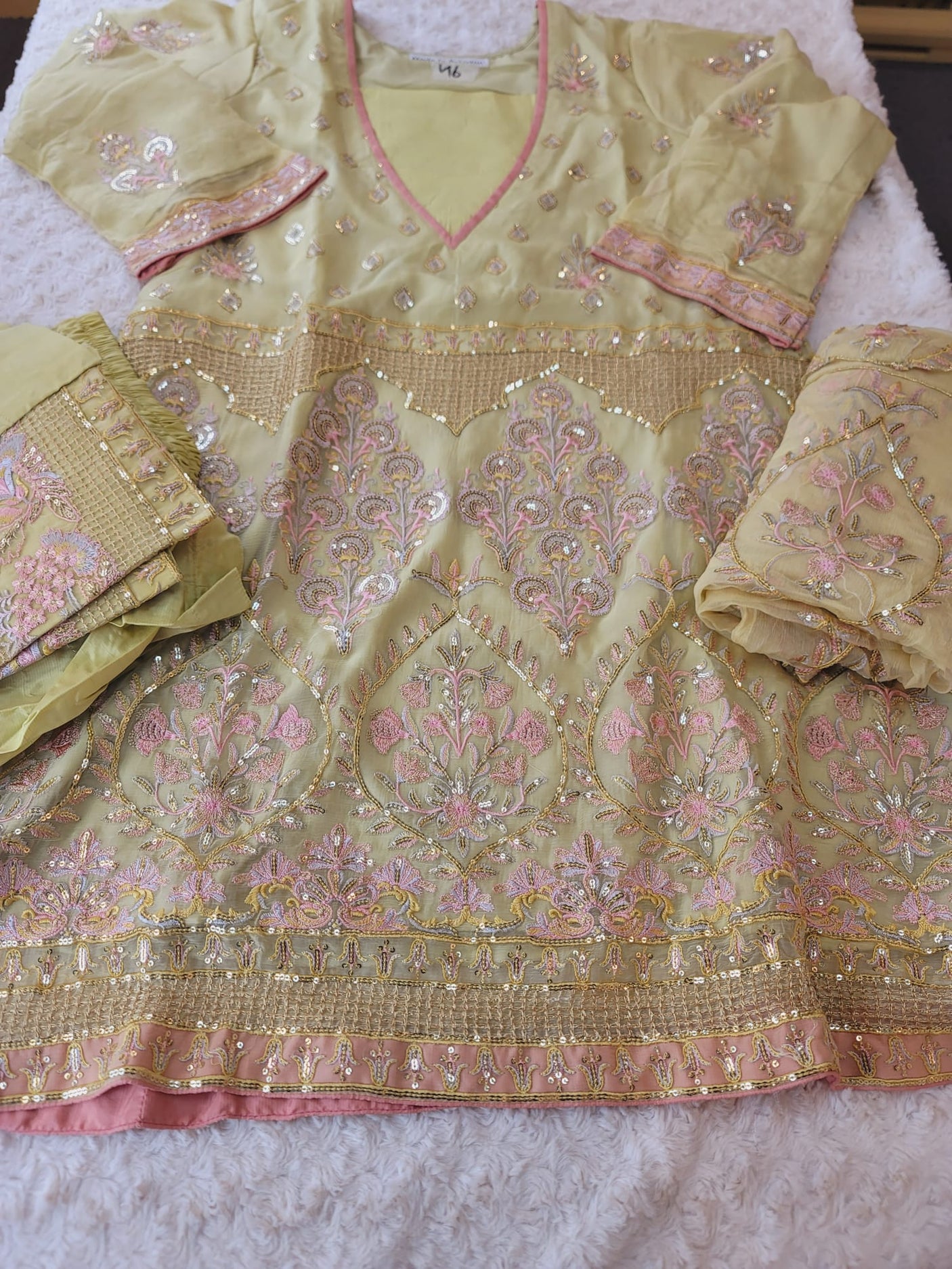 Pakistani Stitched Embroidery Party Wear Dresses Ready To Ship