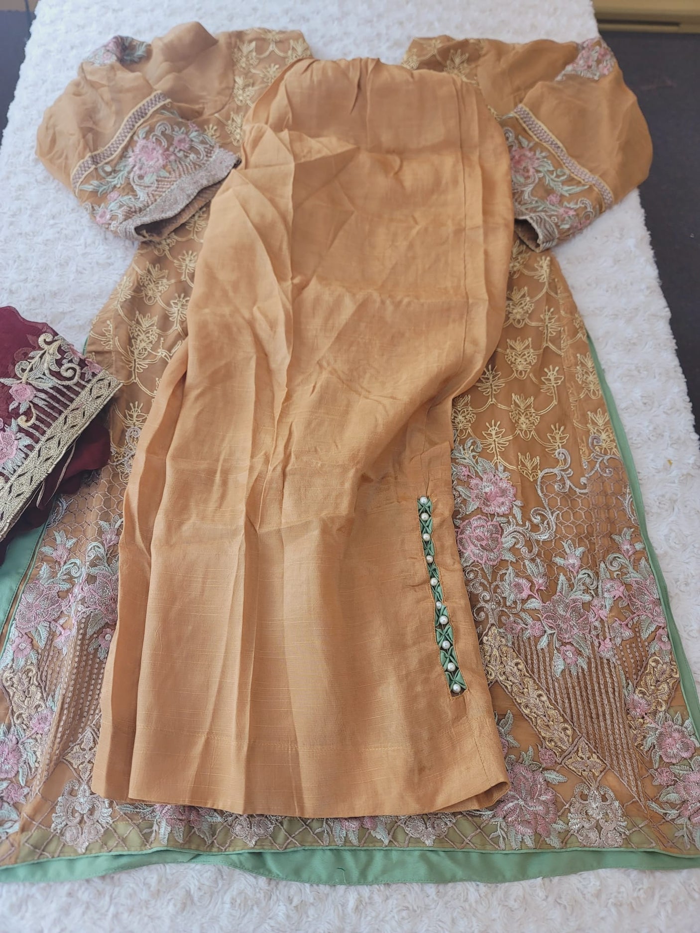 Pakistani Stitched Embroidery Party Wear Dresses Ready To Ship