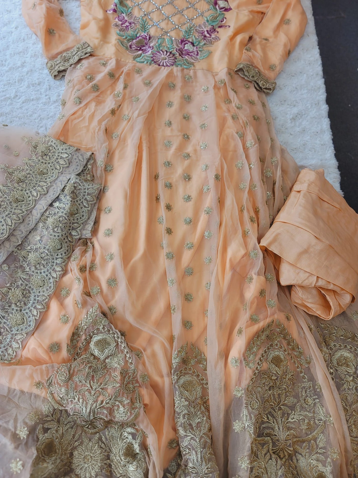 Pakistani Stitched Embroidery Party Wear Dresses Ready To Ship