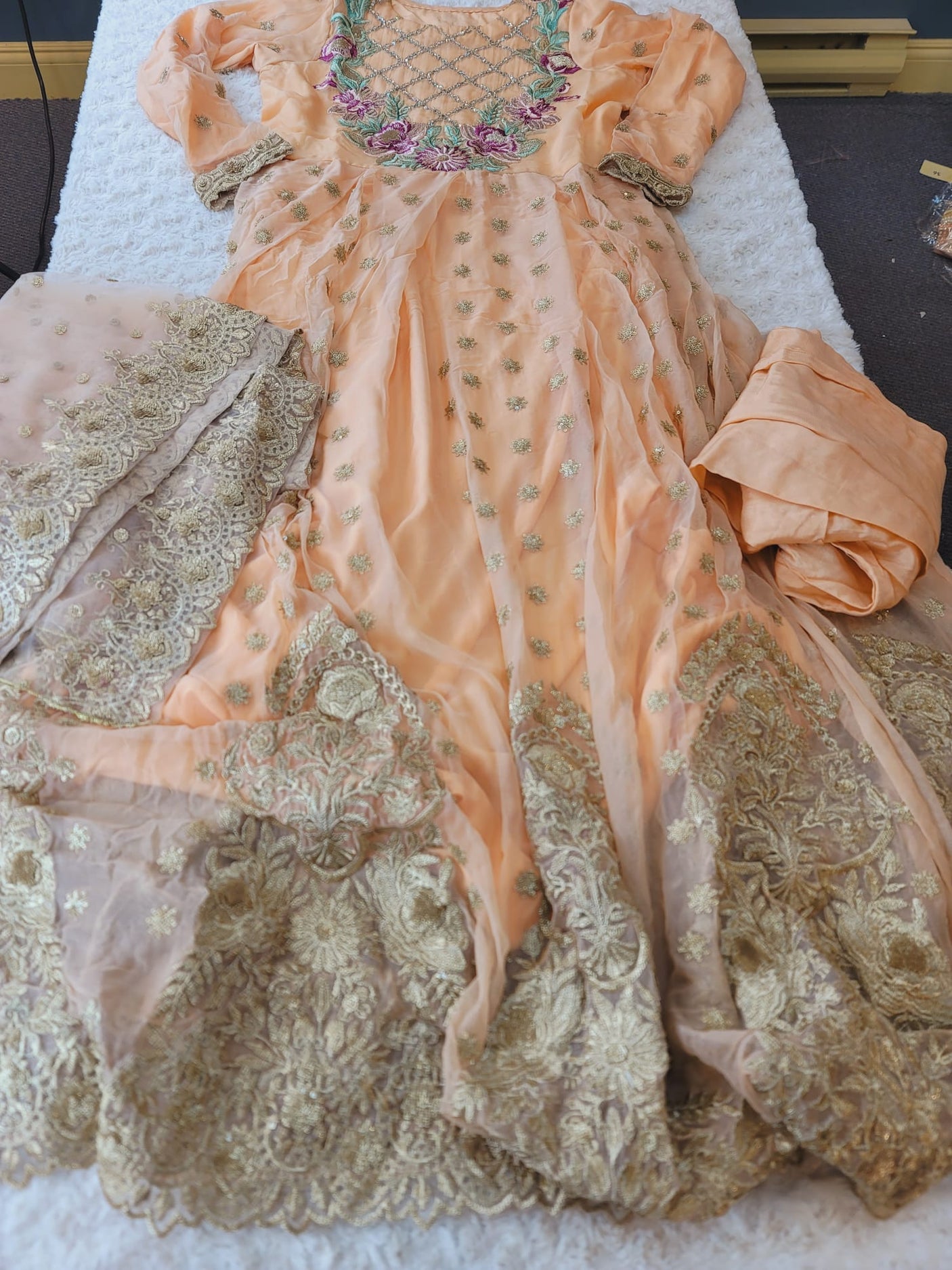 Pakistani Stitched Embroidery Party Wear Dresses Ready To Ship