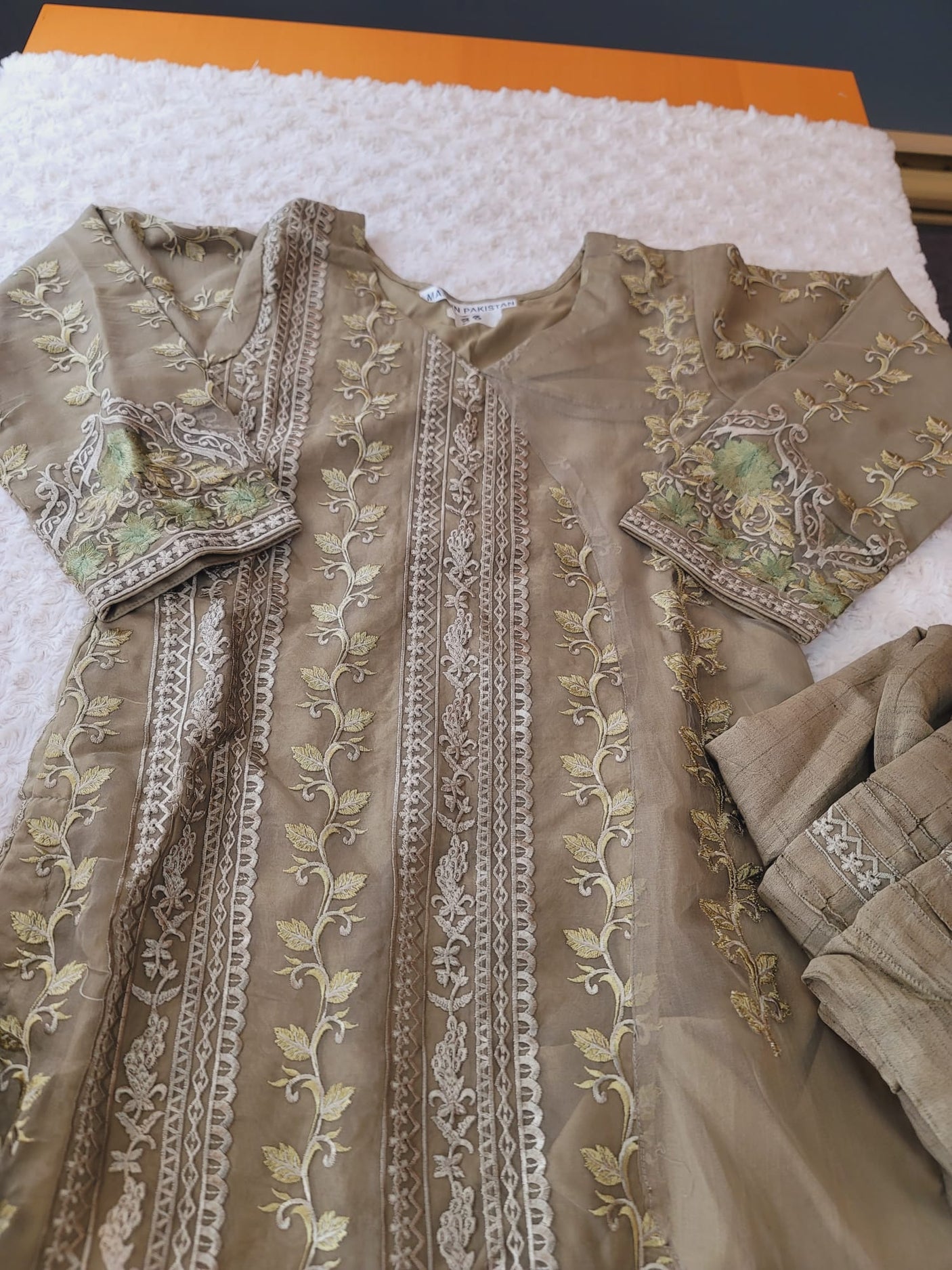 Pakistani Stitched Embroidery Party Wear Dresses Ready To Ship