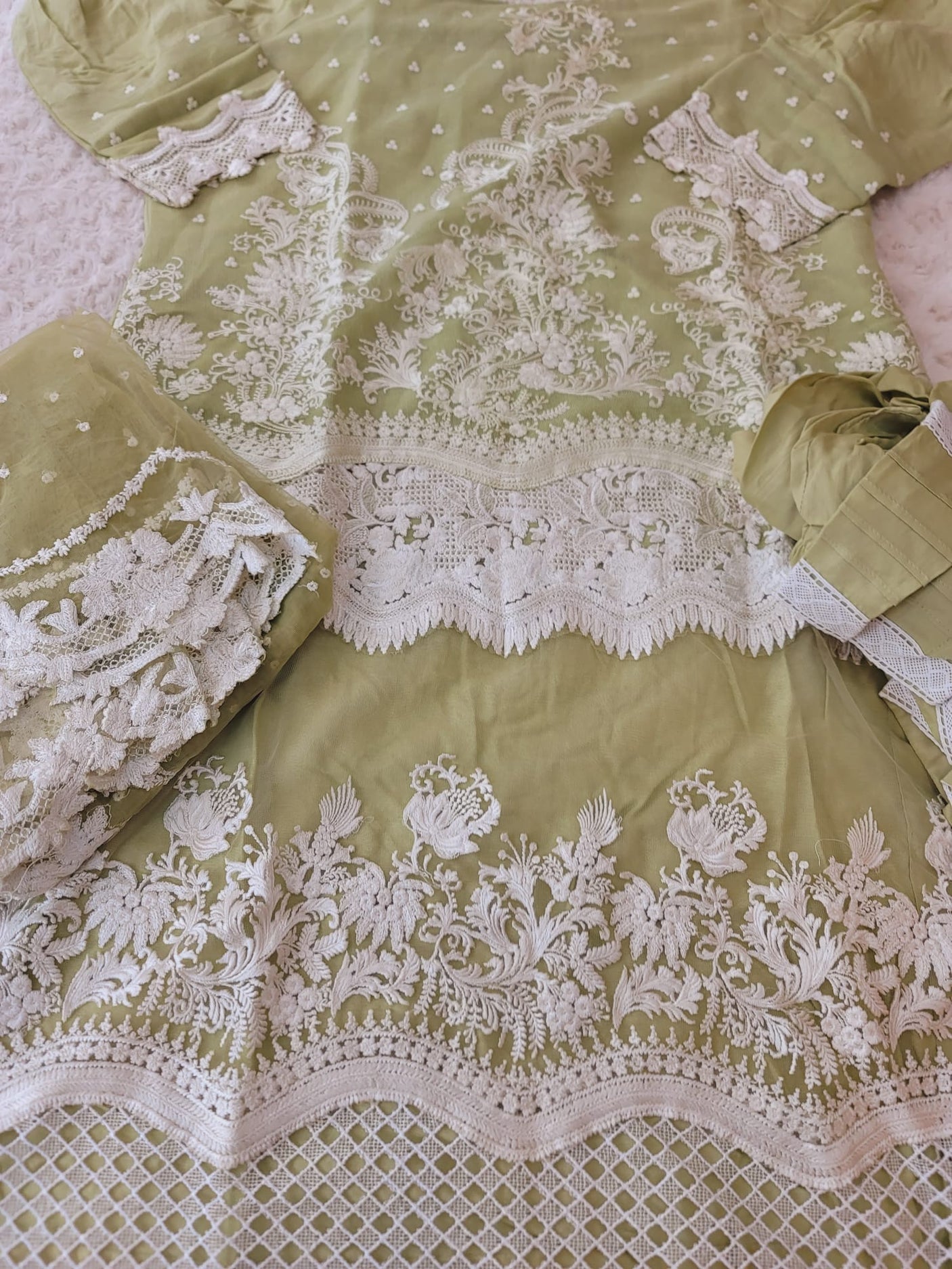 Pakistani Stitched Embroidery Party Wear Dresses Ready To Ship